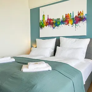  Apartment E&k Living - Sky-tv - 23 Og - Stadtblick - Kongress